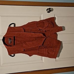 Torrid Burnt Orange Vest